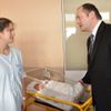 Hejtman Hašek a první občánek JM kraje 2011
