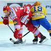 Hokej, extraliga, Třinec - Zlín: Radek Bonk - Petr Leška