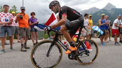Tour de France: Jan Bárta na Pra Loup