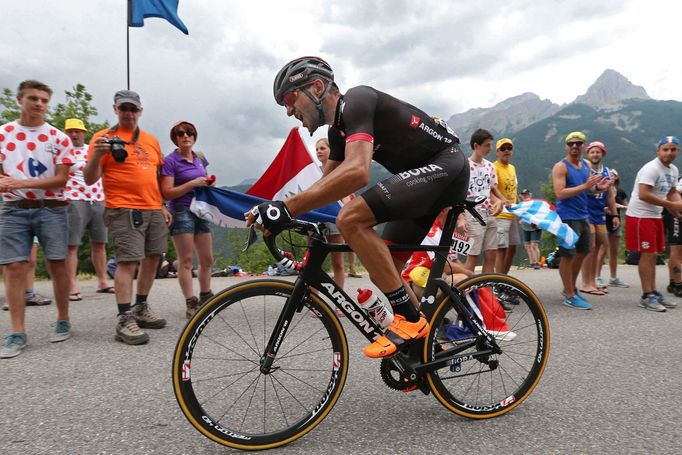 Tour de France: Jan Bárta na Pra Loup