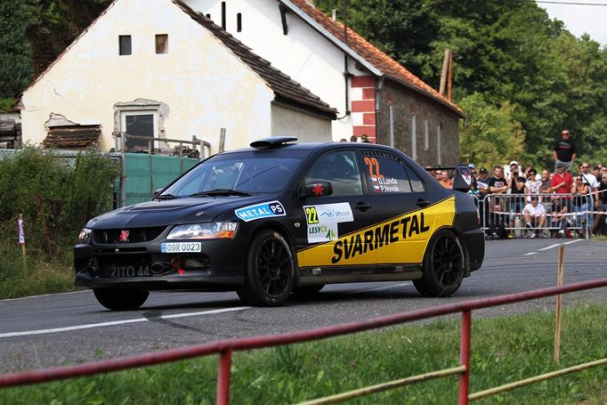 EPLcond Rally Agropa Pačejov 2013: Daniel Landa, Mitsubishi Lancer Evo IX