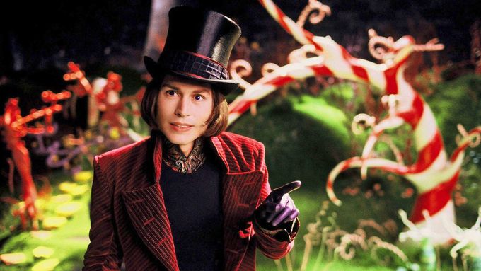Willyho Wonku z knihy Karlík a továrna na čokoládu v roce 2005 hrál Johnny Depp.