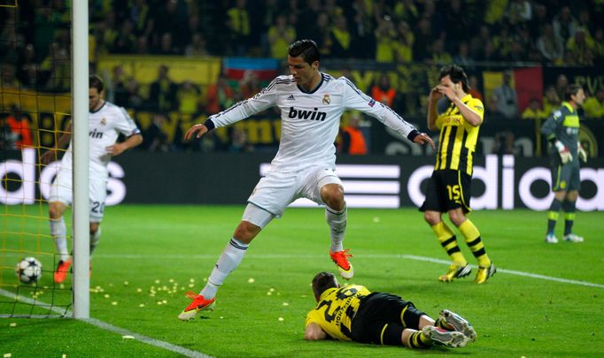 LM, Dortmund - Real: Cristiano Ronaldo gól na 1:1; Lukasz Pisczek