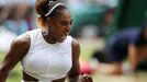 Serena Williamsová v semifinále Wimbledonu 2019