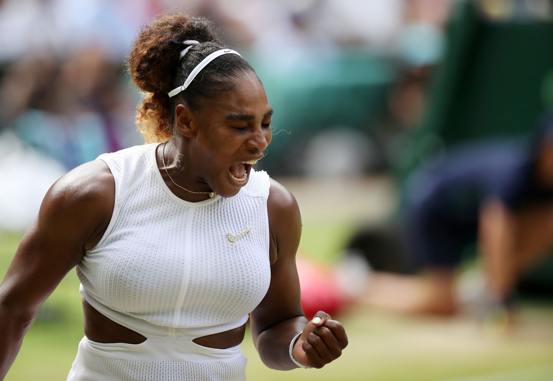 Serena Williamsová v semifinále Wimbledonu 2019