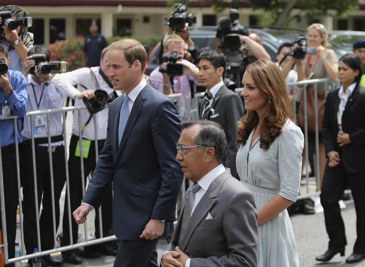 Kate a William na výletě v Malajsii