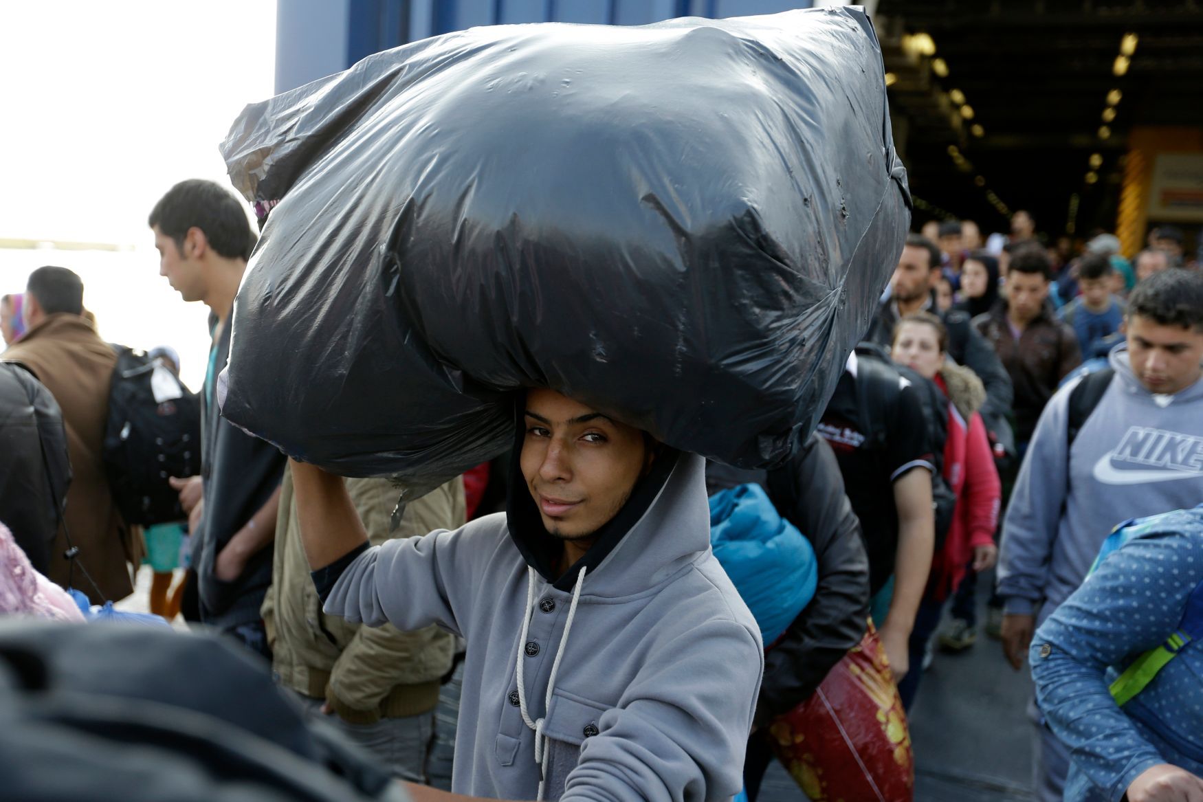 Řecko, mladí uprchlíci