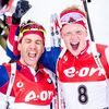 MS 2016, masák M: Ole Einar Björndalen a Johannes Thingnes Bö