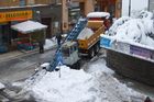 V Jablonci nad Nisou vyhlásili sněhovou kalamitu. Do ulic po letech nasadí Stalinovy ruce
