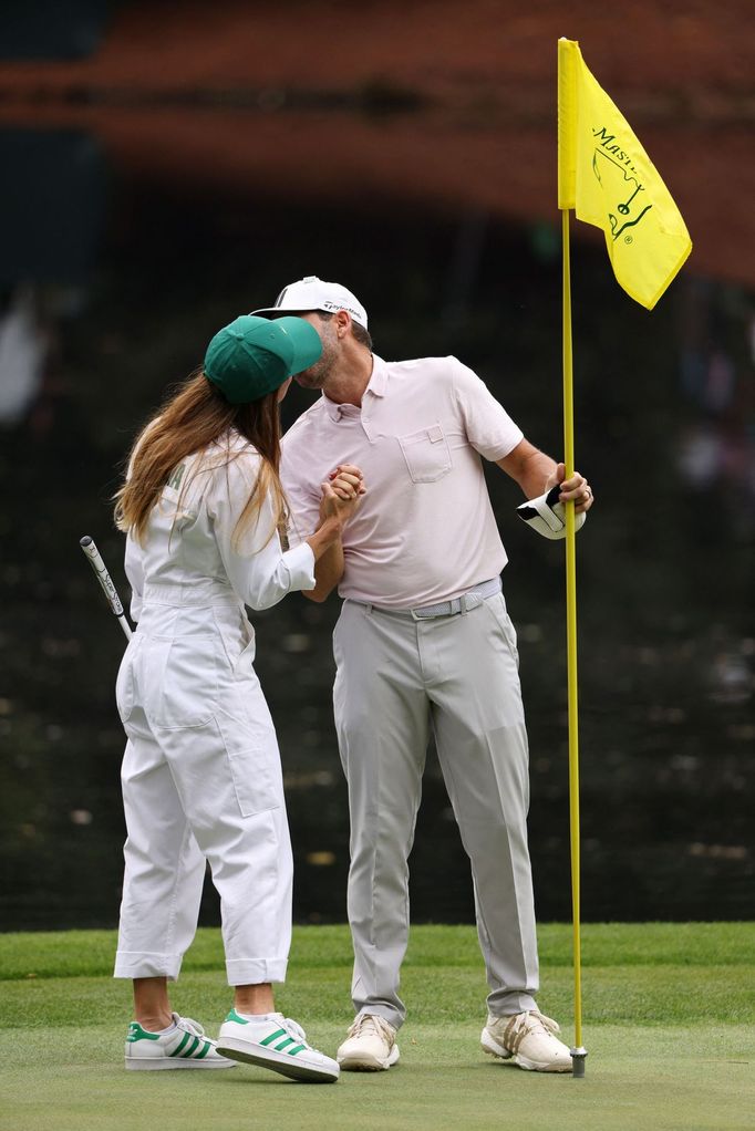 Sergio Garcia a manželka Angela