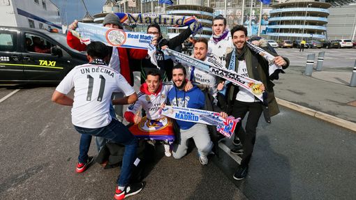 LM, Manchester City - Real Madrid: fanoušci Realu