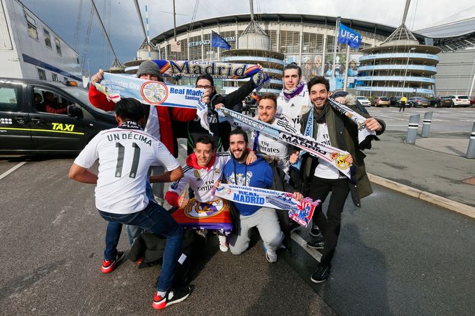 LM, Manchester City - Real Madrid: fanoušci Realu