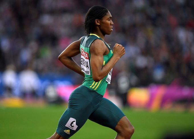 FILE PHOTO: Athletics - World Athletics Championships - Women's 800 Metres Semi-Final - London Stadium, London, Britain – August 11, 2017. Caster Semenya of South Africa