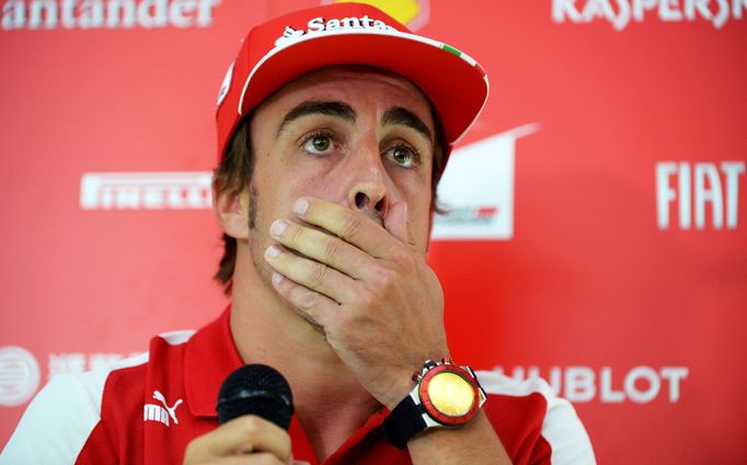 Formule 1, VC Belgie 2013: Fernando Alonso, Ferrari