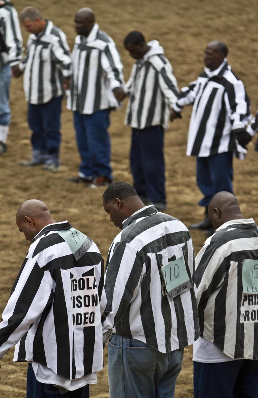 Obrazem: Vězeňské rodeo v USA