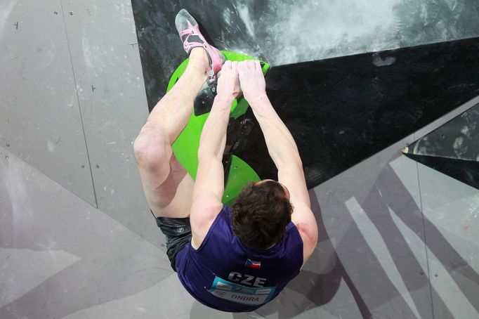 Světový pohár v boulderingu v Praze 2023 (Adam Ondra)