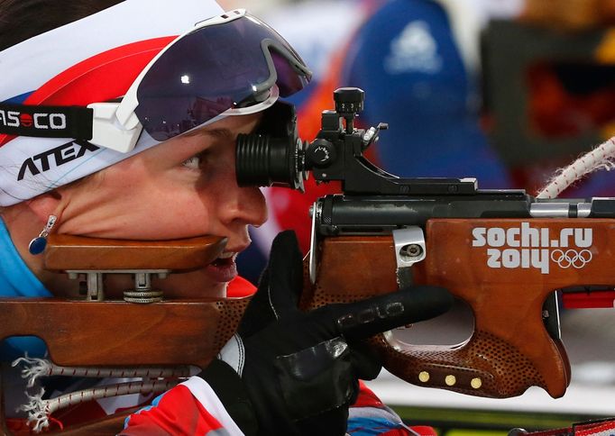 Soči 2014, biatlon, smíšená štafeta: Veronika Vitková