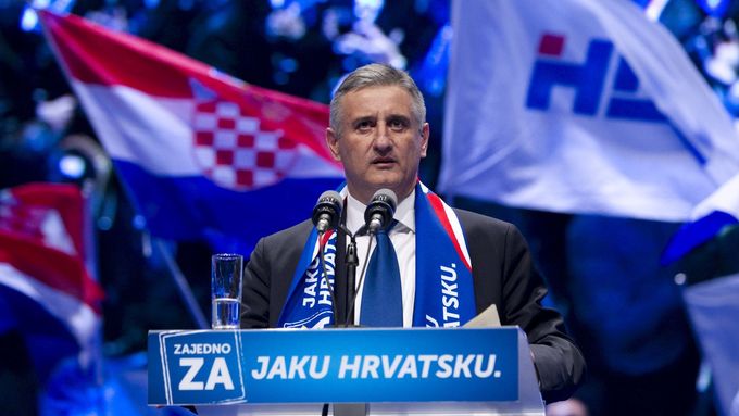 Tomislav Karamarko, lídr dosud opozičního HDZ.