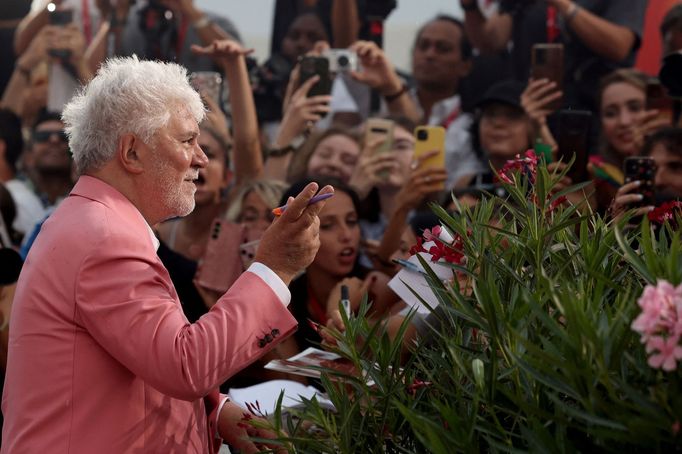 Pedro Almodóvar na benátském festivalu.