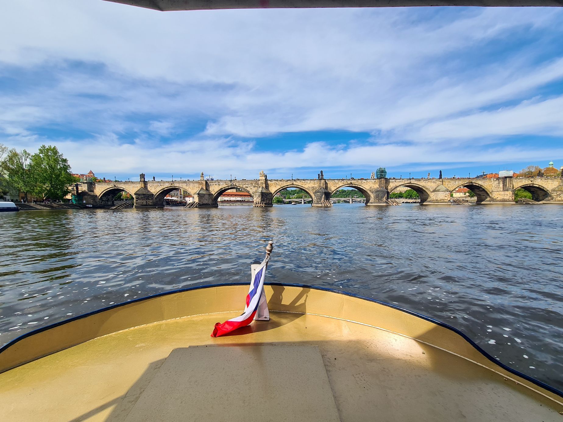 Praha Vltava historická centrum Čertovka