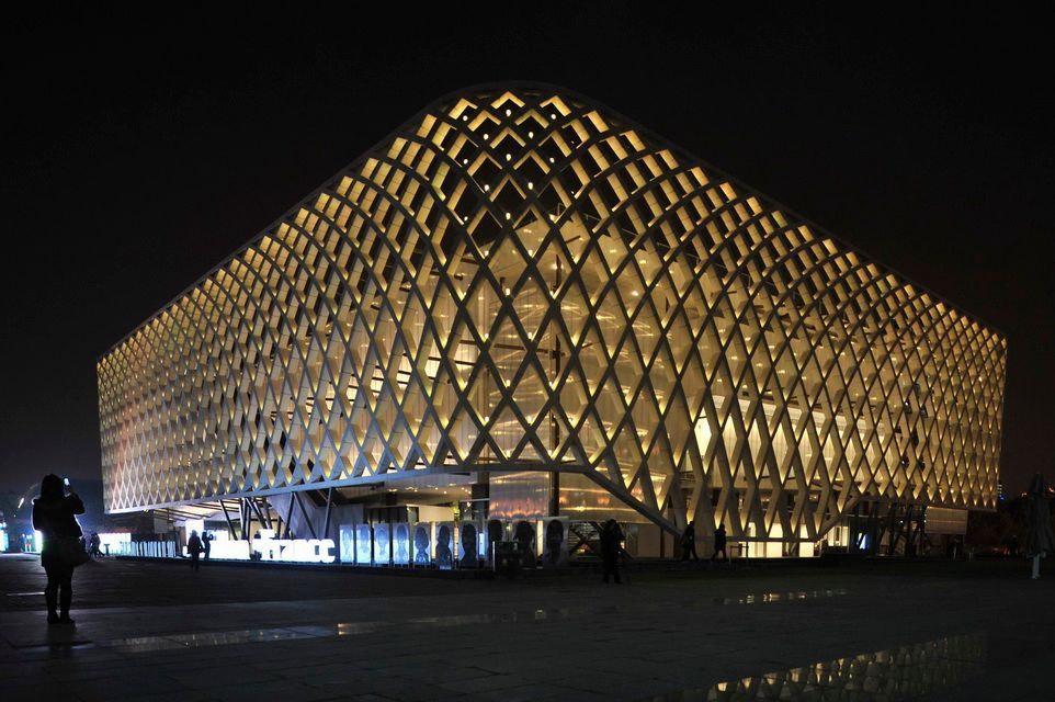 Expo 2010 v Šanghaji těsně před startem