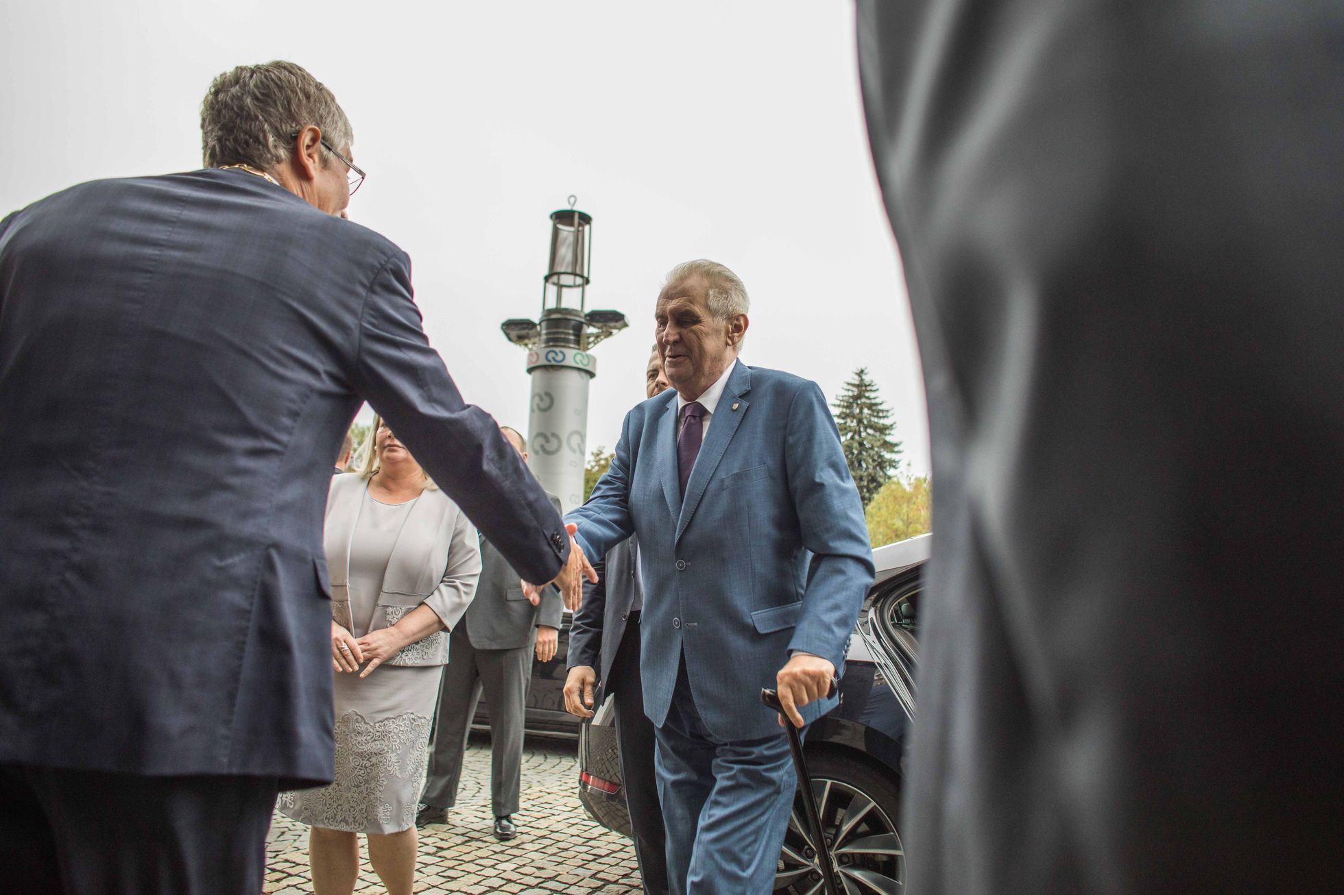 Prezident Miloš Zeman zahájí návštěvu Moravskoslezského kraje, Krajský úřad, 5.9.2017