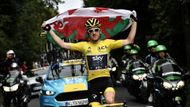 Velšský cyklista vyhrál Grand Tour poprvé v kariéře. I díky jeho triumfu ovládla stáj Sky Tour de France pošesté za posledních sedm let.