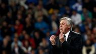 Trenér Ancelotti zápas hodně prožíval, přestože mohl být díky skvělému vžkonu Realu klidný