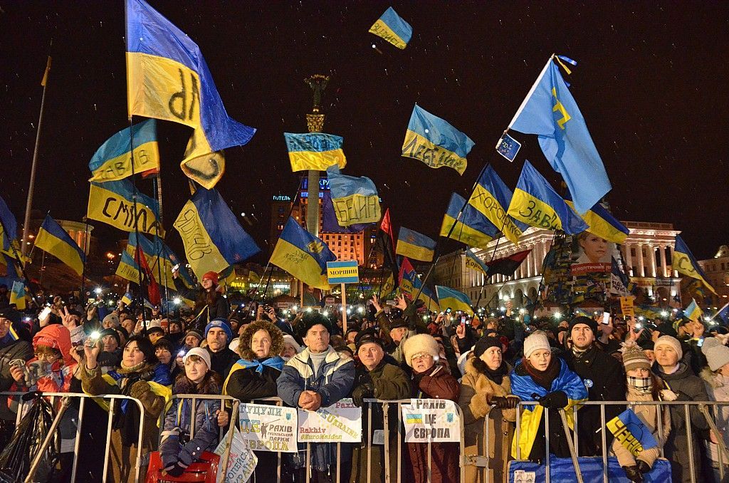 Demonstrace v Kyjevě