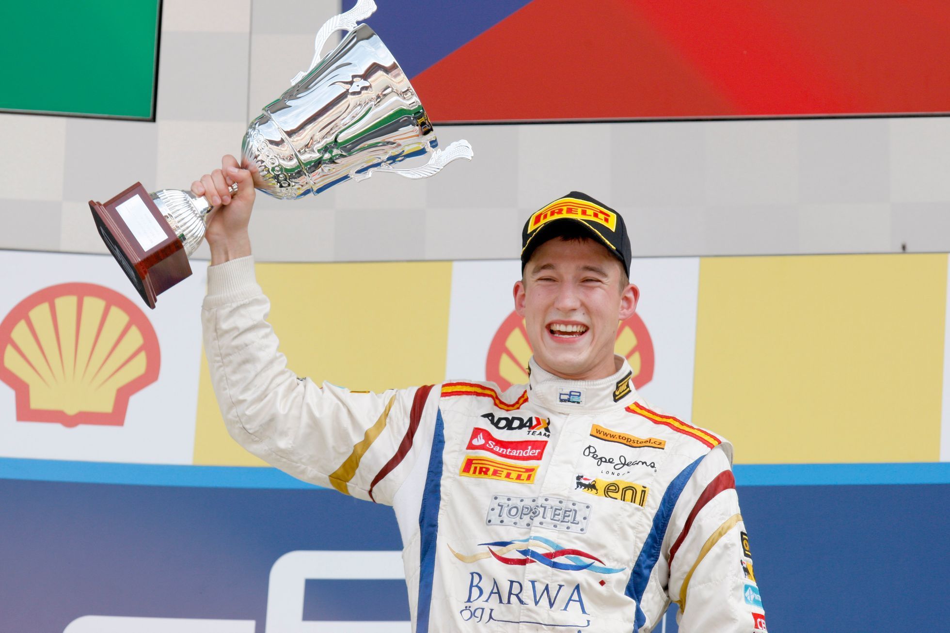 Josef Král v GP2: 2012, Barwa Addax Team, vítězství ve Spa-Francorchamps