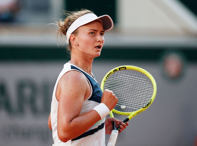 Barbora Krejčíková v semifinále French Open 2021