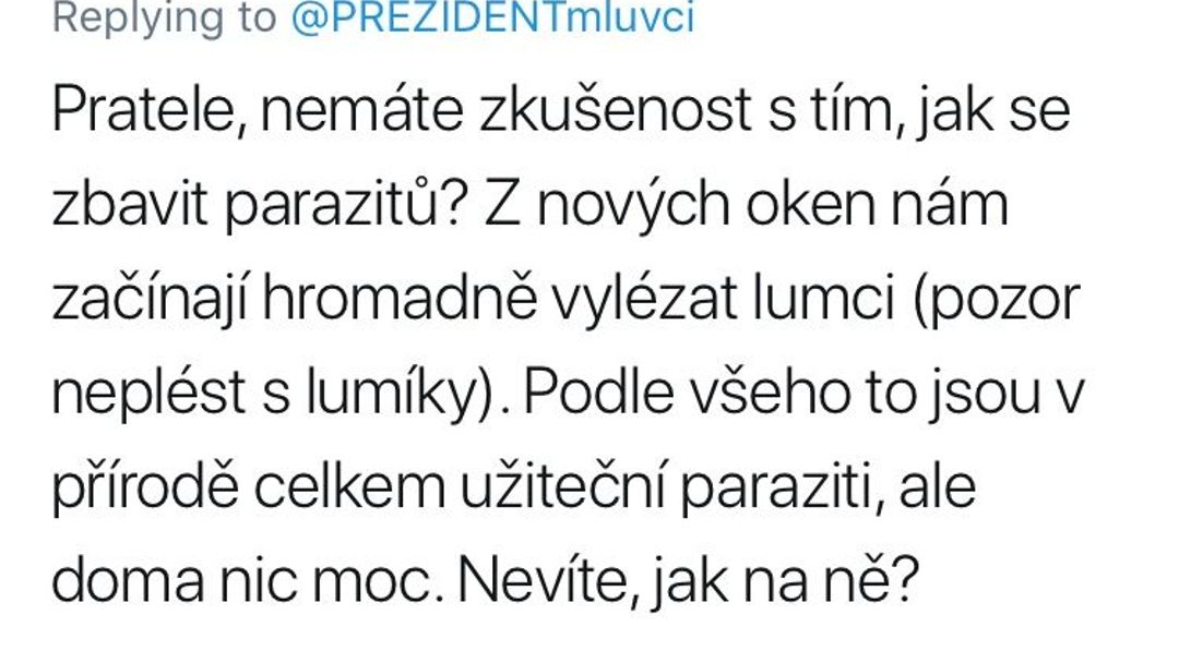 Twitter - Jiří Ovčáček komentáře