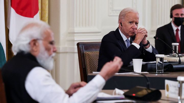 Spojuje je obava z Číny. Lídři Japonska, USA, Indie a Austrálie dohodli spolupráci; Zdroj foto: Reuters