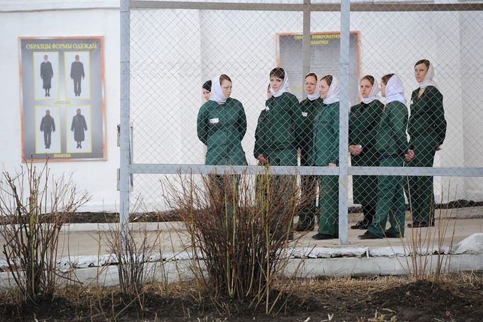 Female Penal Colony No. 3 of UFSIN for Ivanov region 1103509 Russia, Kineshma. 04/24/2012 Inmates at the Female Penal Colony No. 3 of the Administration of the Federal Penitentiary Service (UFSIN) of Russia for the Ivanov region.