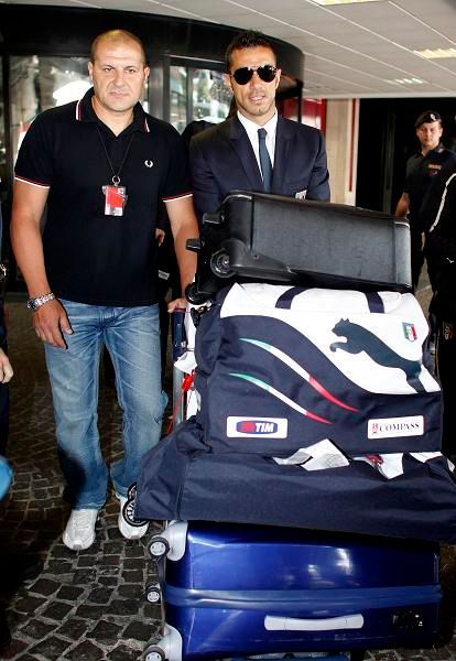 Návrat italských fotbalistů