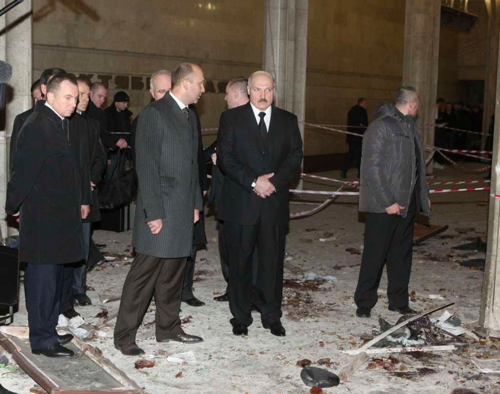 Exploze v minském metru - Lukašenko