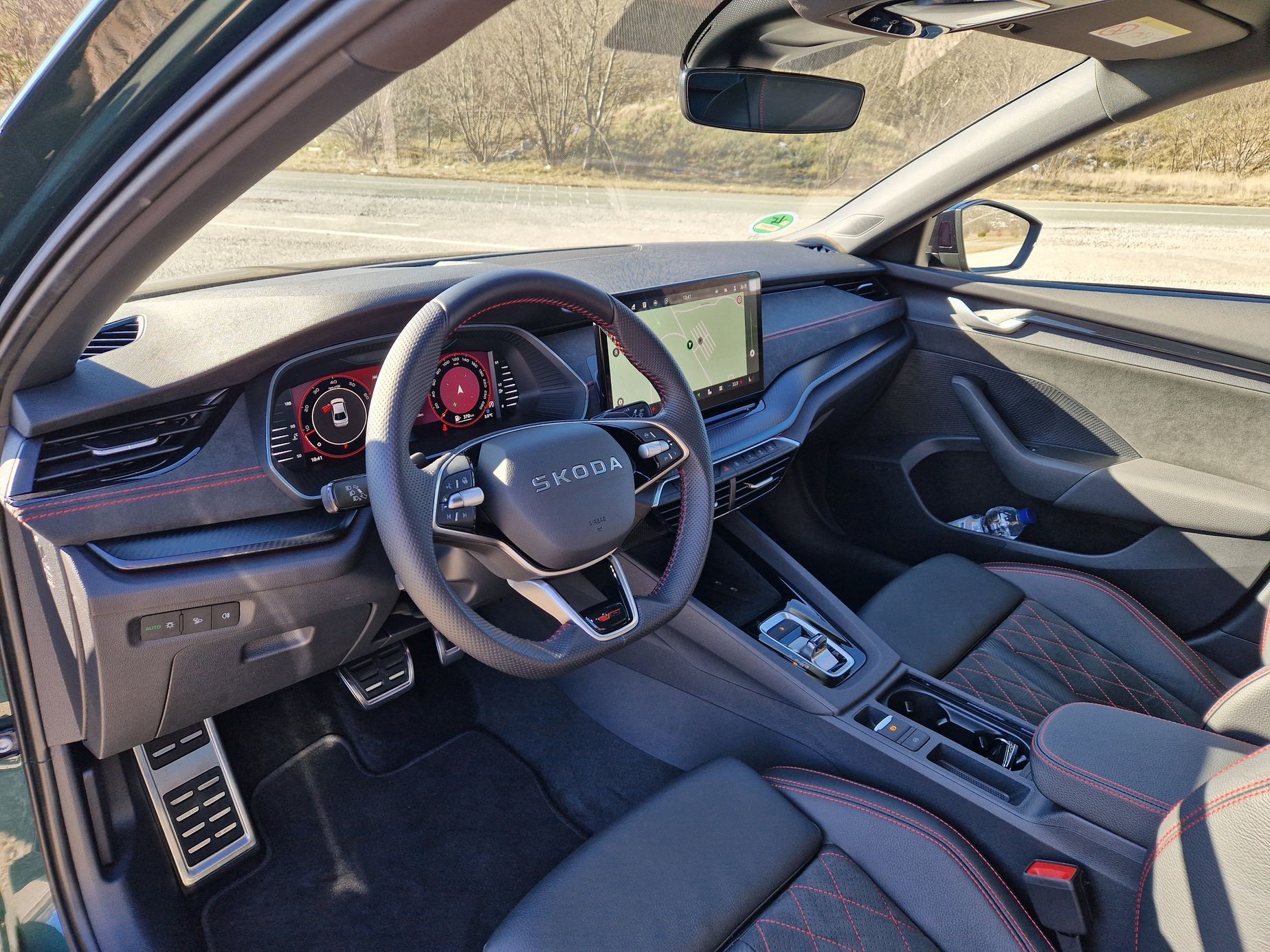 Škoda Octavia RS jízdy Chorvatsko