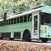 USA školní autobus proměna