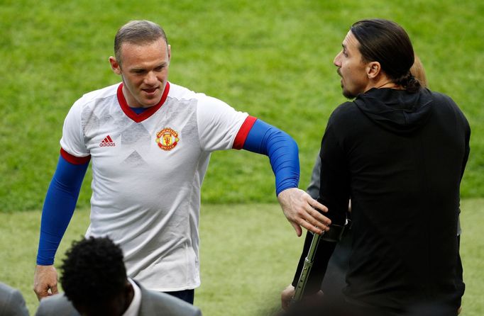 Wayne Rooney a Zlatan Ibrahimovič