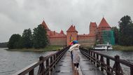 Hrad Trakai v Litvě nedaleko od Vilniusu. 20. června 2025.