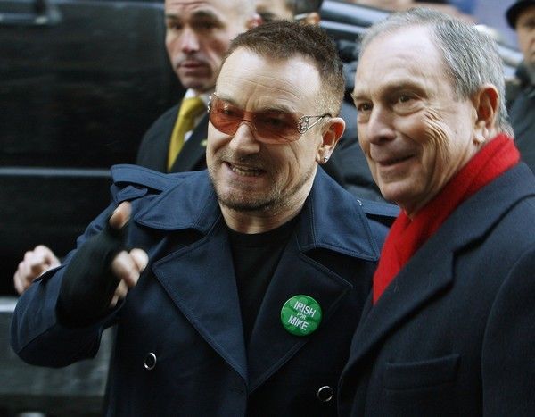 U2, Bono, Michael Bloomberg