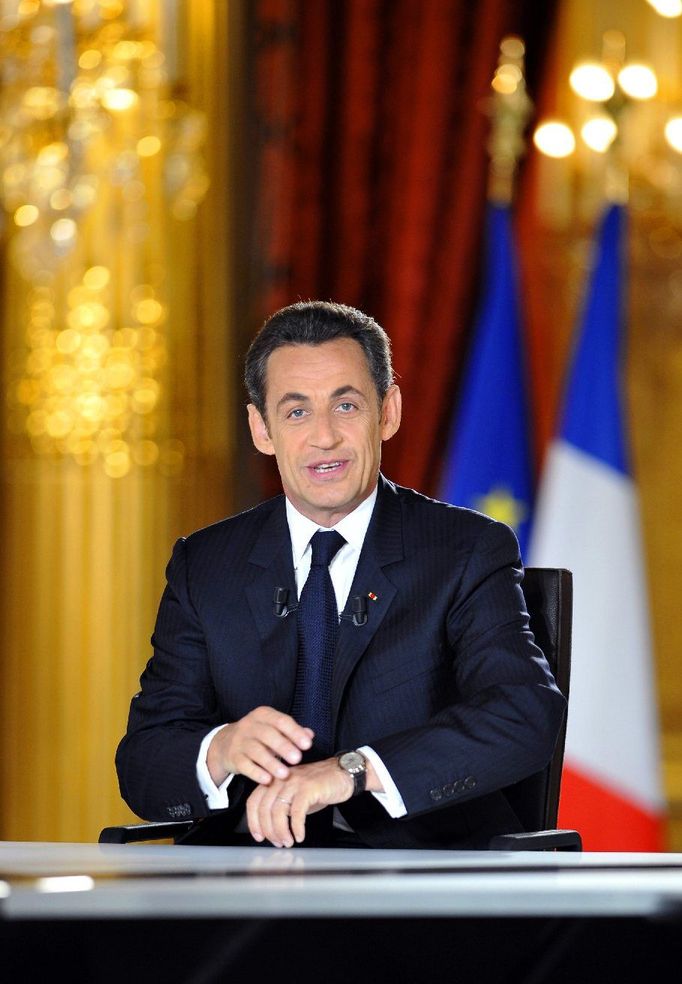 Nicolas Sarkozy v Elysejském paláci