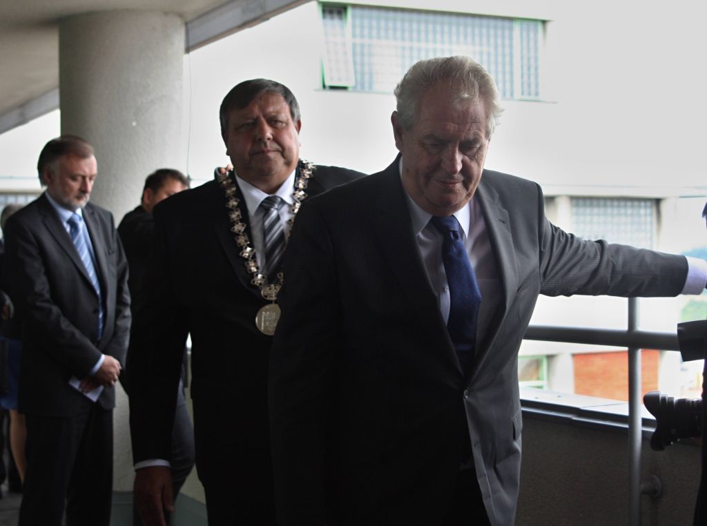 Miloš Zeman na návštěvě ve Zlínském kraji