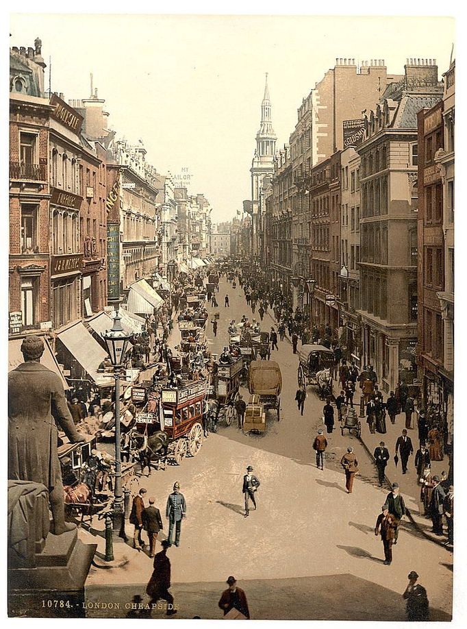 Londýn, dávný fotoprůvodce. Fotochromové tisky z let 1890-1905