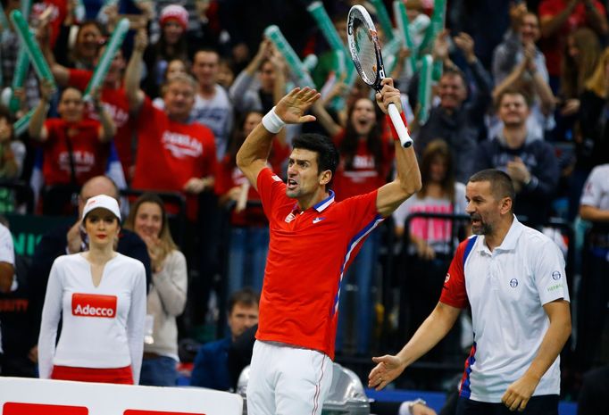 Davis Cup, finále Srbsko-ČR: Novak Djokovič