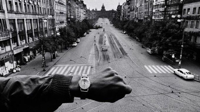 An iconic image of Koudelka´s Invasion 68
