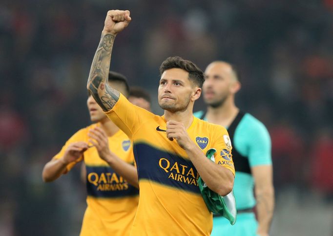 Soccer Football - Copa Libertadores - Round of 16 - First Leg - Athletico Paranaense v Boca Juniors - Arena de Baixada, Curitiba, Brazil - July 24, 2019   Boca Juniors' M