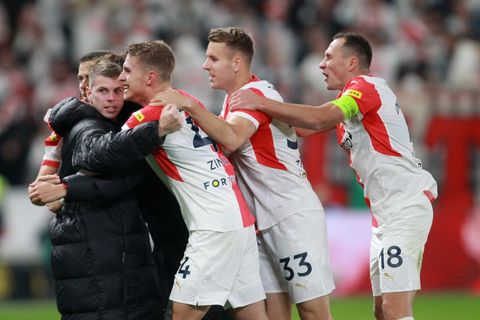 Jablonec - Slavia 1:2. Sešívaní hubený náskok nakonec udrželi