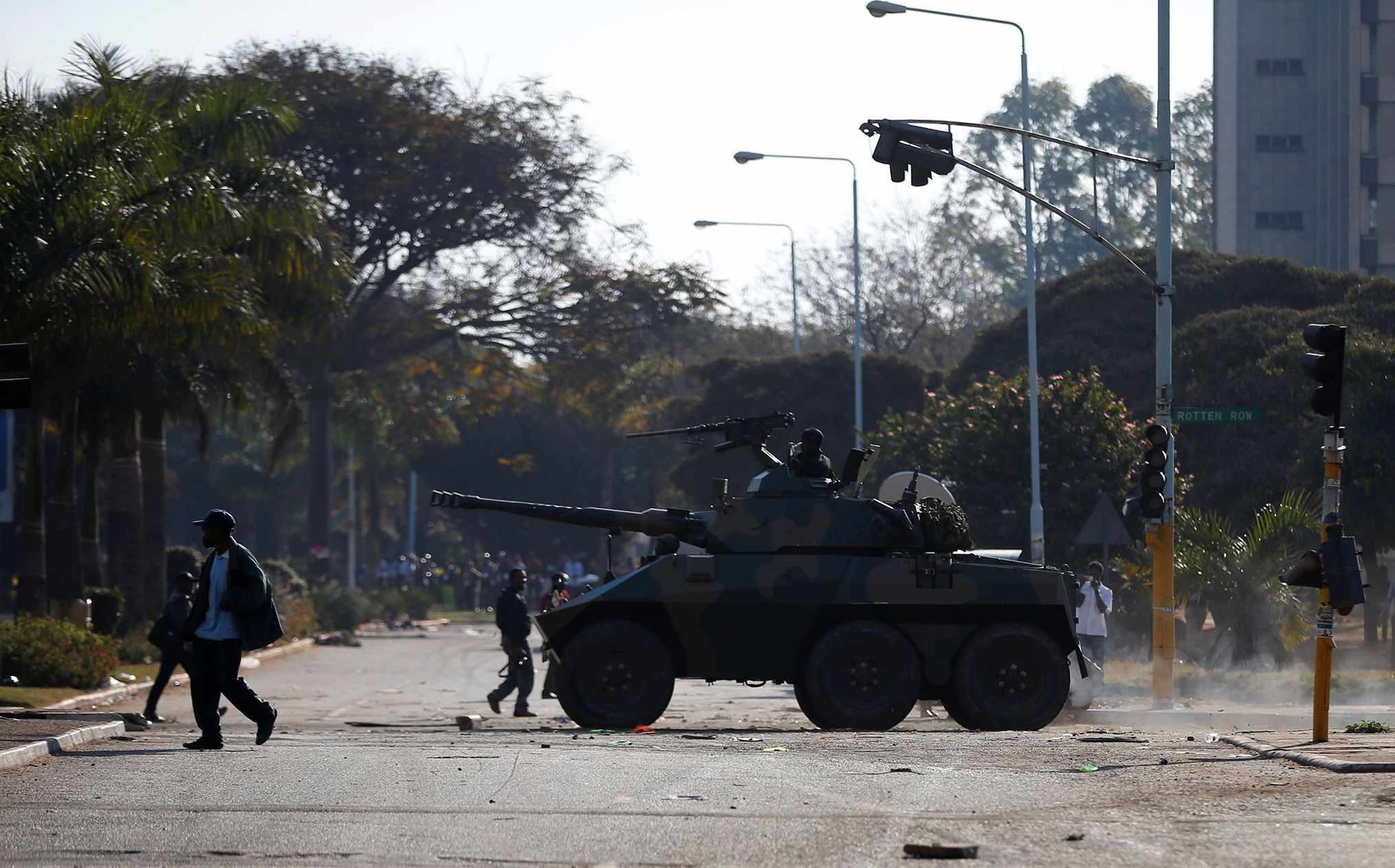 Fotogalerie / Protesty  v Zimbabwe / Reuters / 14