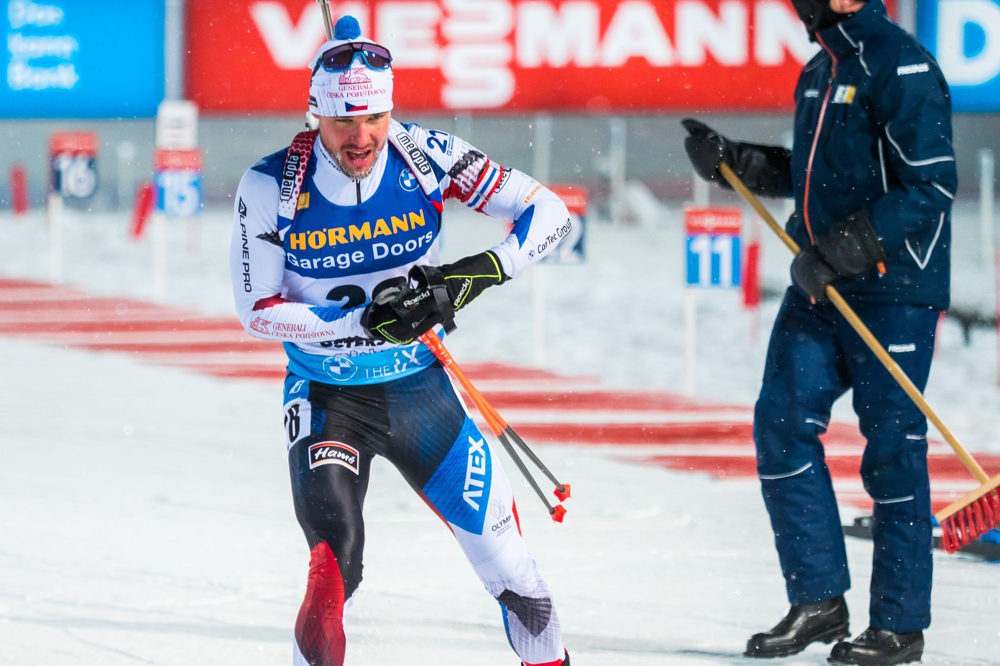 biatlon, SP 2021/2022, Östersund, sprint, Michal Krčmář